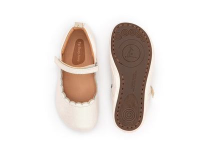 Sapatilha Infantil Couro Misty White Dream & Champagne - Tip Toey Joey PRÉ-VENDA