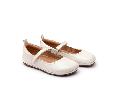 Sapatilha Infantil Couro Misty White Dream & Champagne - Tip Toey Joey PRÉ-VENDA