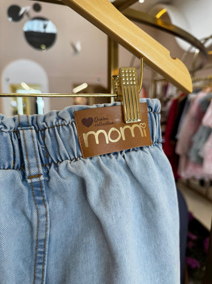 Calça Jeans Bolso Cargo Momi - Gracia