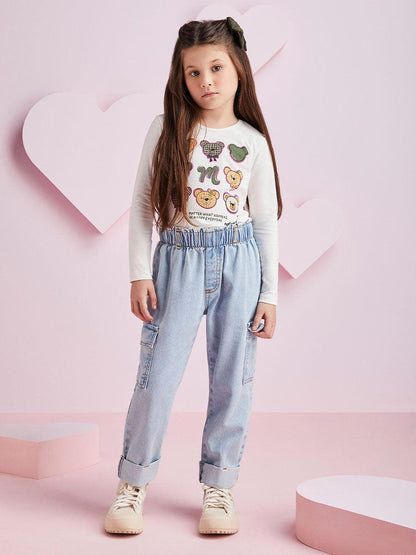Calça Jeans Bolso Cargo Momi - Gracia