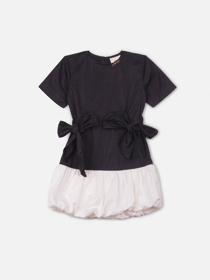 Vestido Infantil Balonê P&B - Animê PRÉ-VENDA
