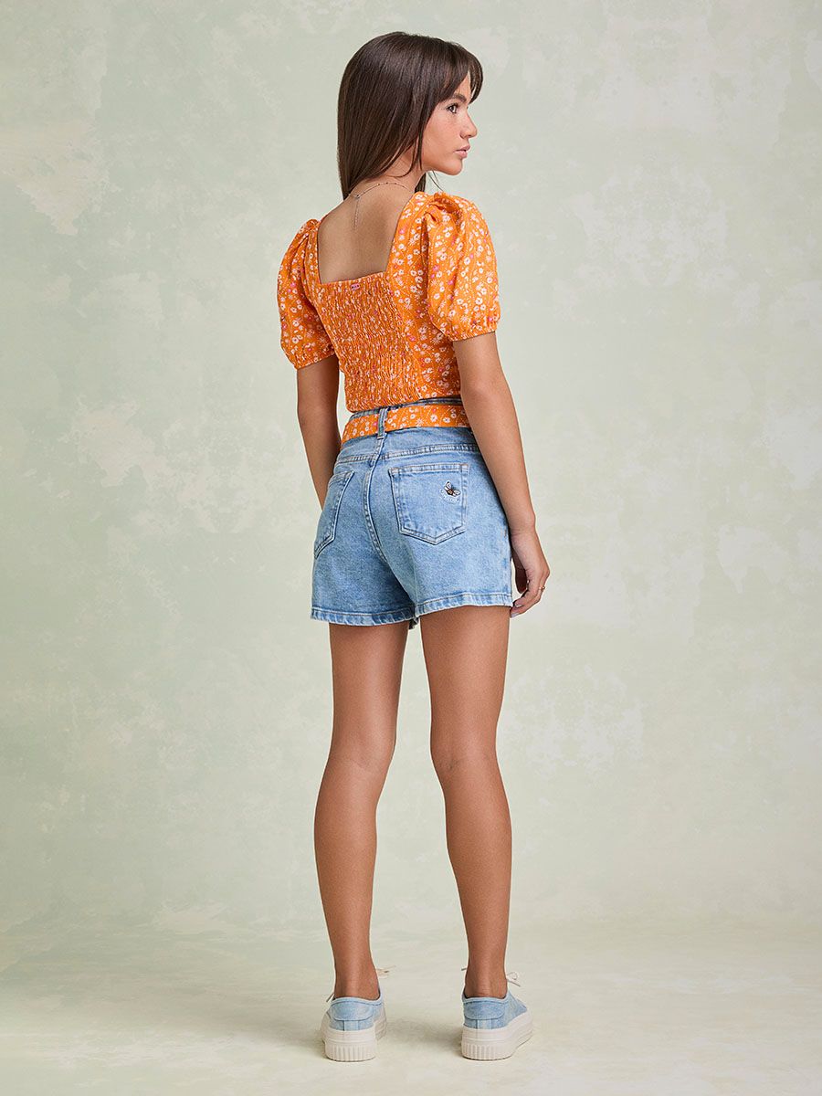 Blusa Estampada Laranja I Am