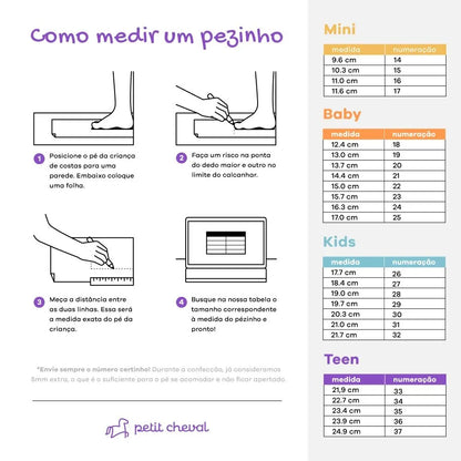 Bota Infantil Couro Bem-Me-Quer Rose - Petit Cheval