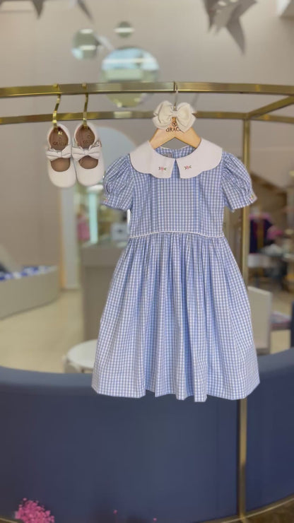 Vestido Infantil Bella Azul - Gracia