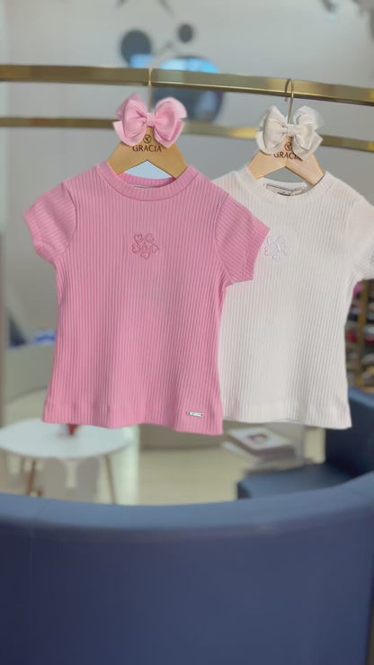 Blusa Low Essentials Rosa Barbie - Animê
