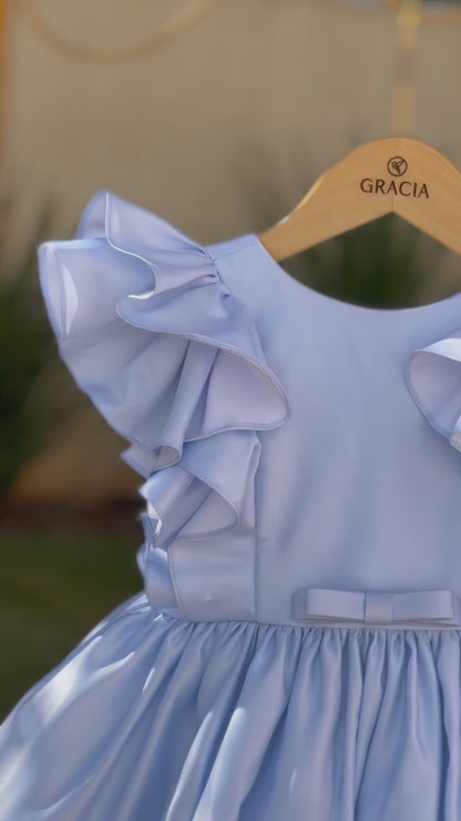 Vestido Estampa Exclusiva e Aplicações Mio Bebê