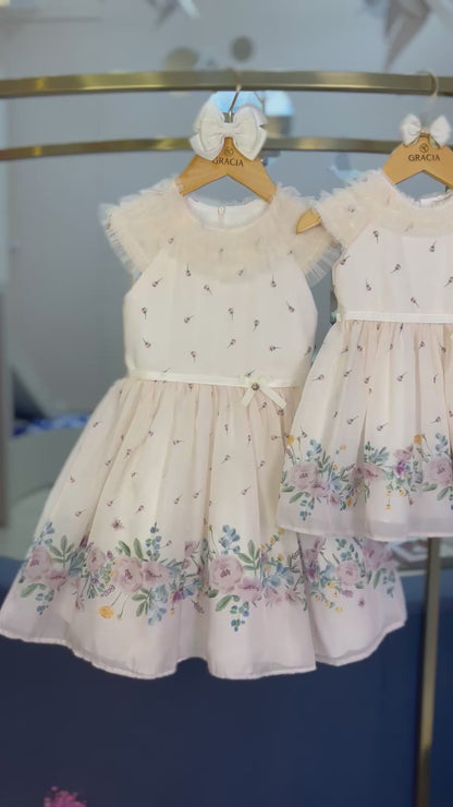Vestido Bebê Dolce Giardino - Petit Cherie