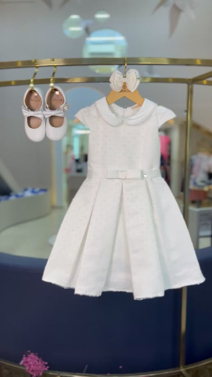 Vestido Ballerine Branco - Petit Cherie