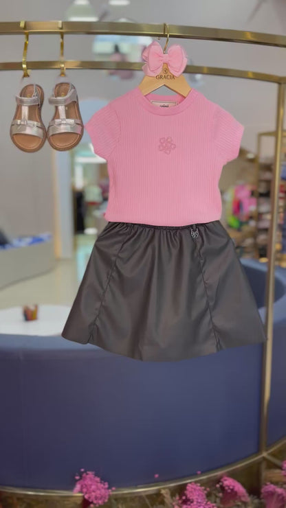 Blusa Low Essentials Rosa Barbie - Animê