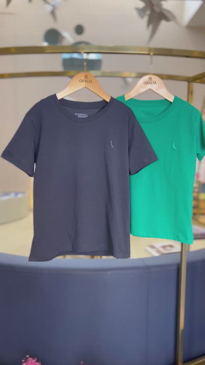 Camiseta Infantil Pima Verde - Reserva Mini
