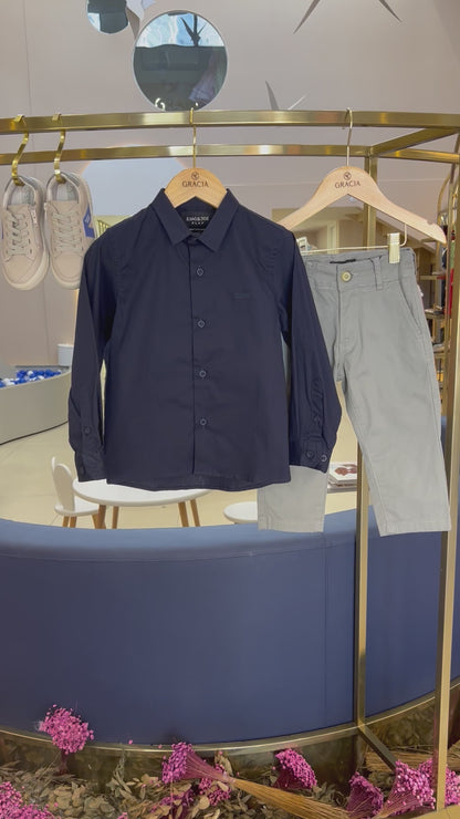 Camisa social slim ML King & Joe Play