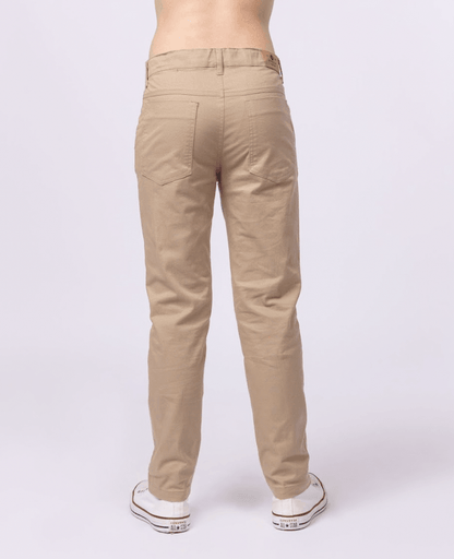 Calça básica social de sarja Caqui - 1+1 - Gracia