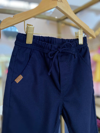 Calça Linho com Viscose Um Mais Um - Gracia