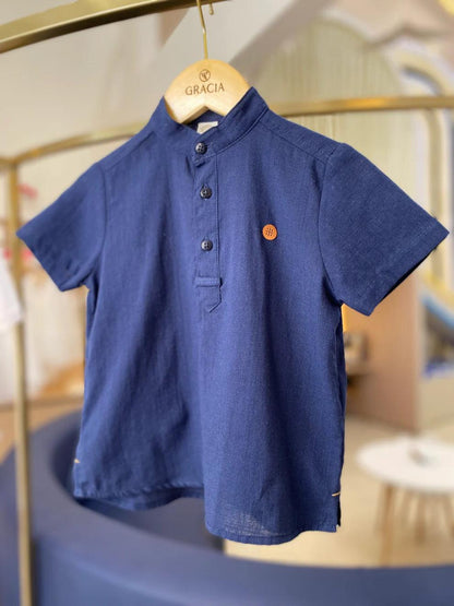 Bata de cambraia de linho Um Mais Um - Gracia