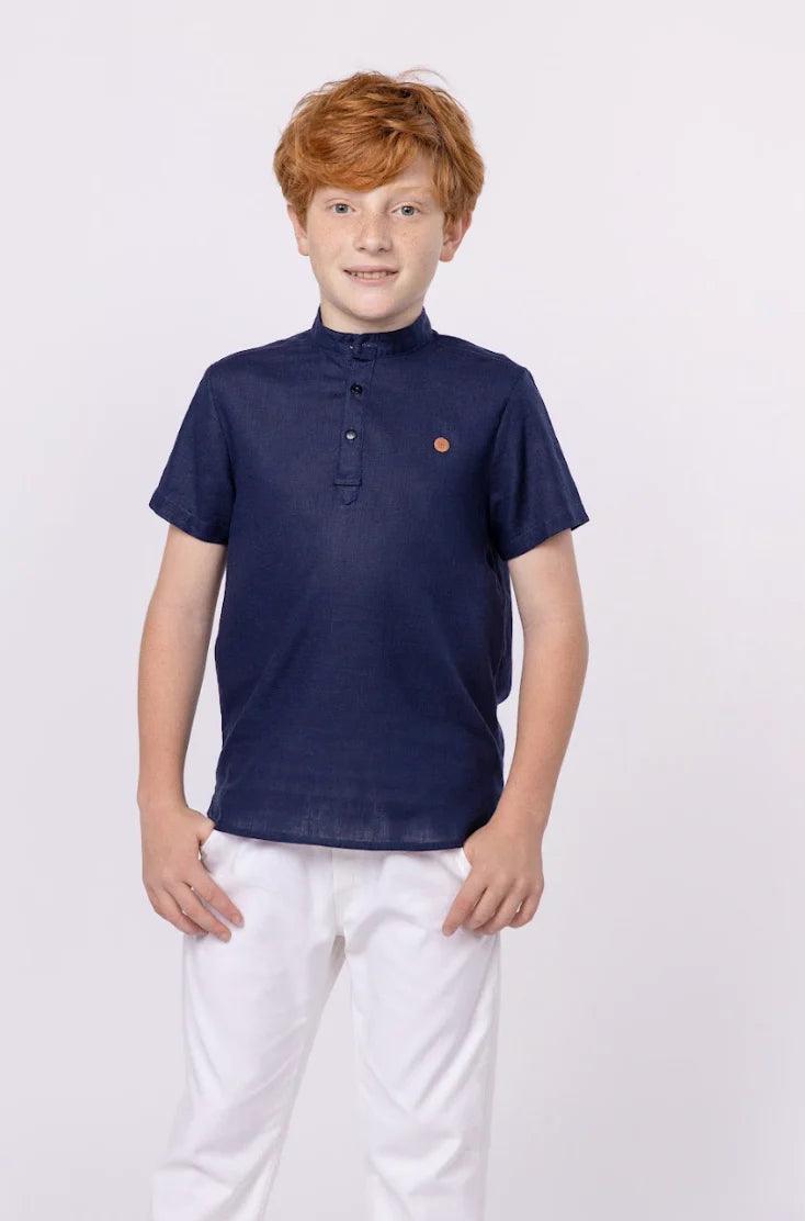 Bata de cambraia de linho Um Mais Um - Gracia