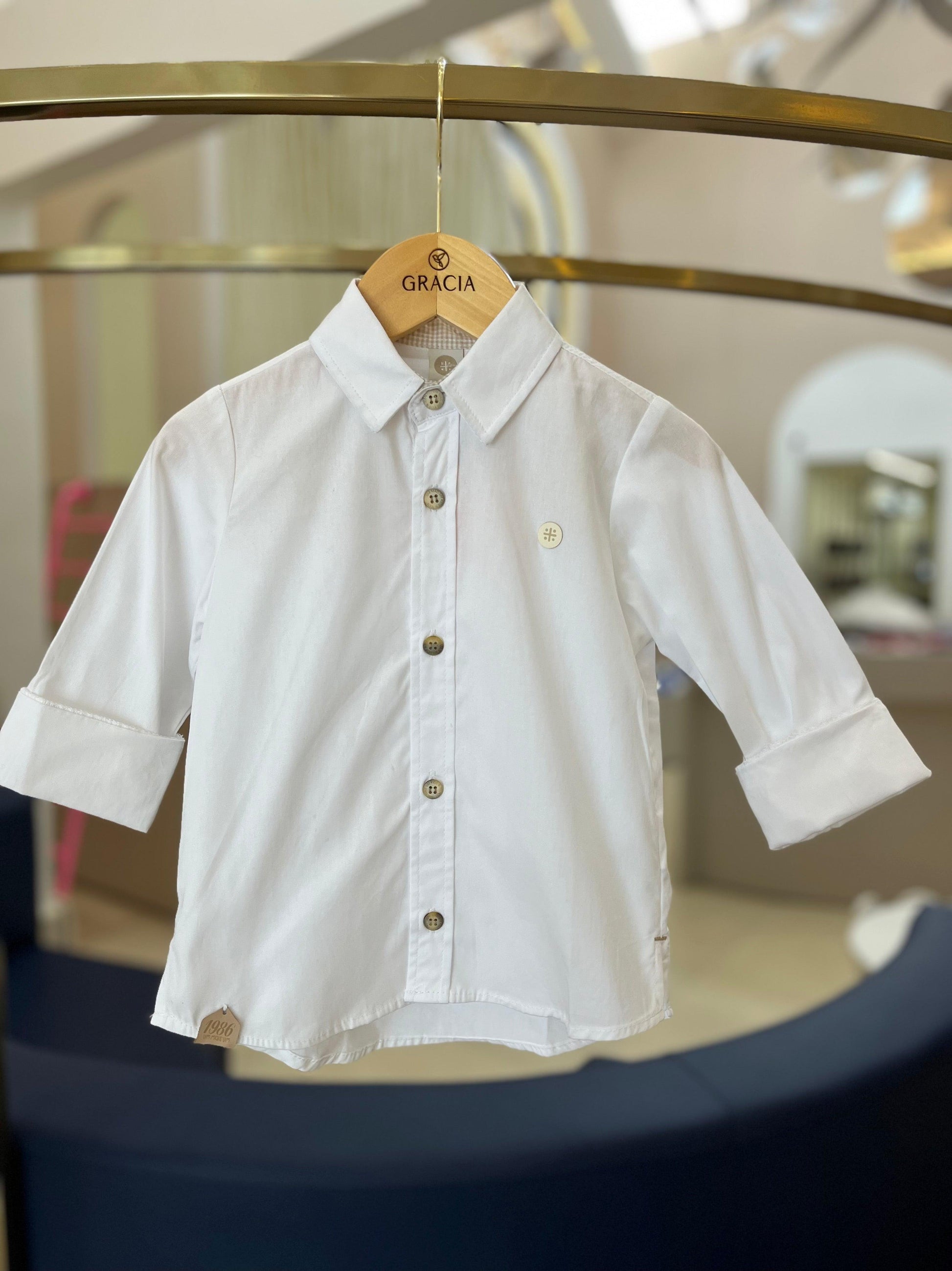 Camisa de tricoline 100% algodão Um Mais Um - Gracia