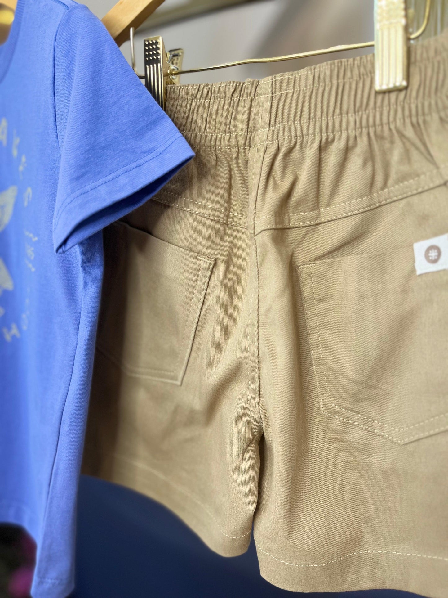Conjunto tshirt 100% algodão e bermuda de sarja Um Mais Um - Gracia