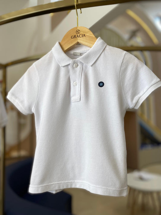 Polo básica piquet fio tinto Um Mais Um - Gracia