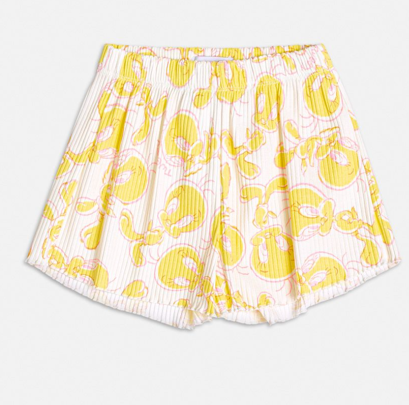 Pijama blusa e shorts Piu Piu Momi