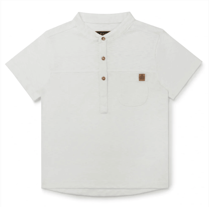 Camisa flamê com gola padre Dame Dos - Gracia