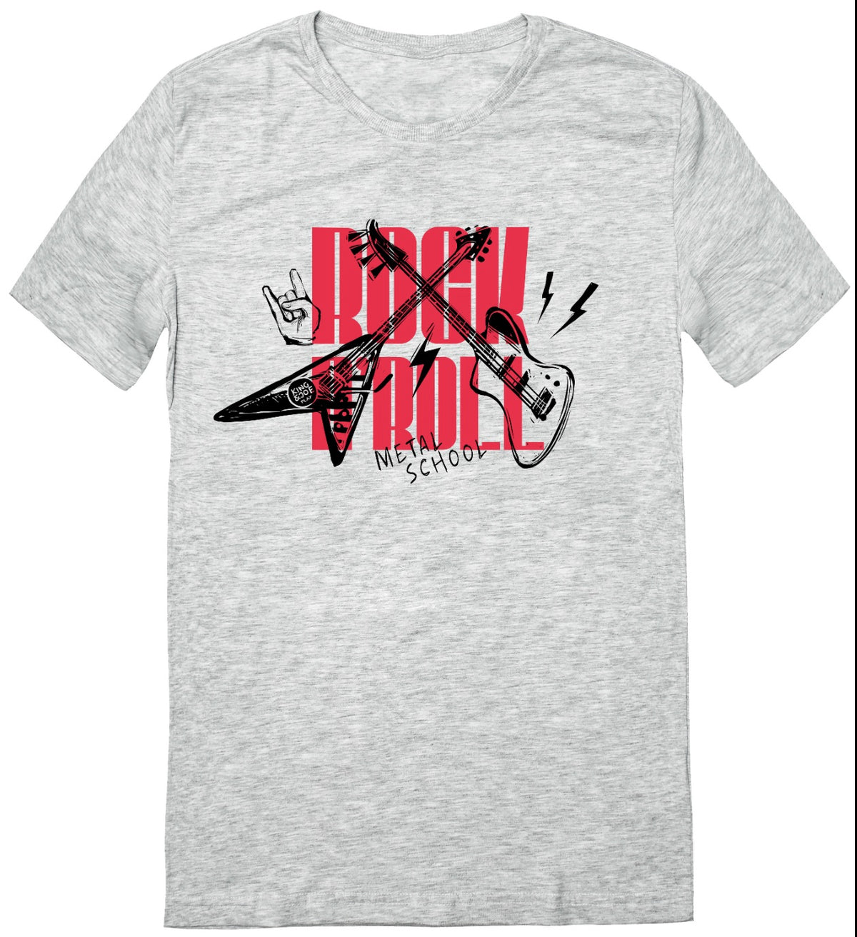 Conjunto camiseta Rock e bermuda de moletom King & Joe Play - Gracia