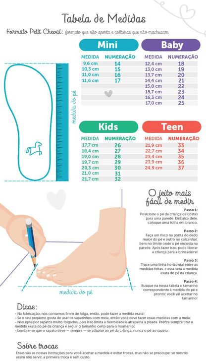 Sapato Piquenique Petit Cheval - Gracia